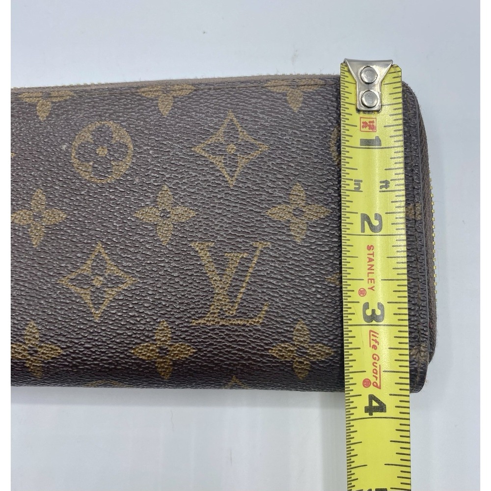 Authentic Louis Vuitton LV Monogram Zippy Zip Around Long Wallet Brown Luxury - Picture 12 of 13